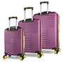 Zoozie Bags Juego de Maletas de 3 Piezas Damson